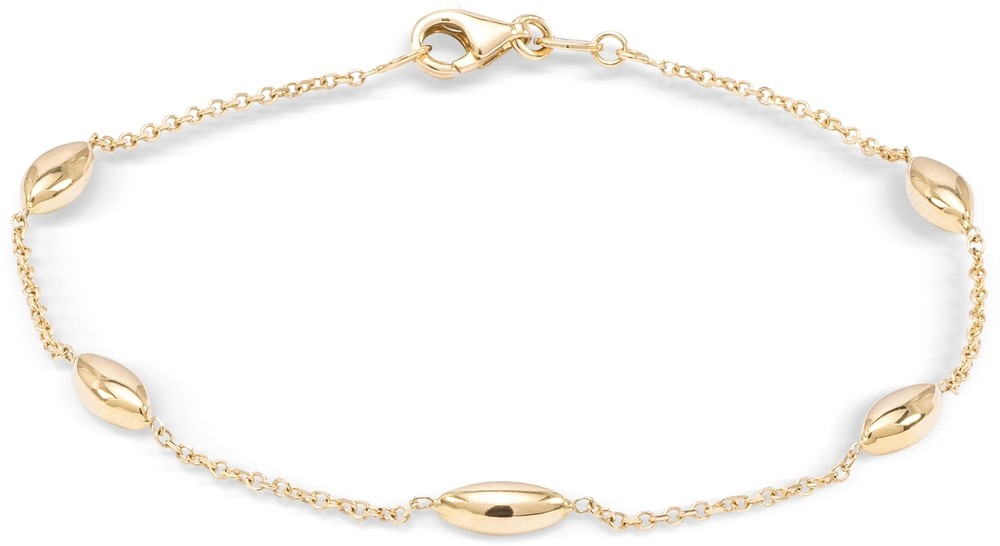 Monzario geelgouden armband (14krt) 18,5cm
