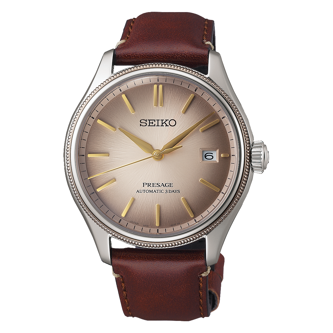 Dit Seiko horloge behoort tot de Presage collectie en is een limited edition met een oplaag van 3000 stuks wereldwijd.
Referentienummer:  SPB529J1

Dit Seiko Presage Limited Edition horloge is uitgerust met een automatisch kaliber 6R55 uurwerk met een gangreserve van 72 uur. Het horloge is voorzien van een fijne beige wijzerplaat met goudkleurige indexen en wijzers. Het horloge is 10 ATM waterdicht en voorzien van krasvrij saffierglas.
