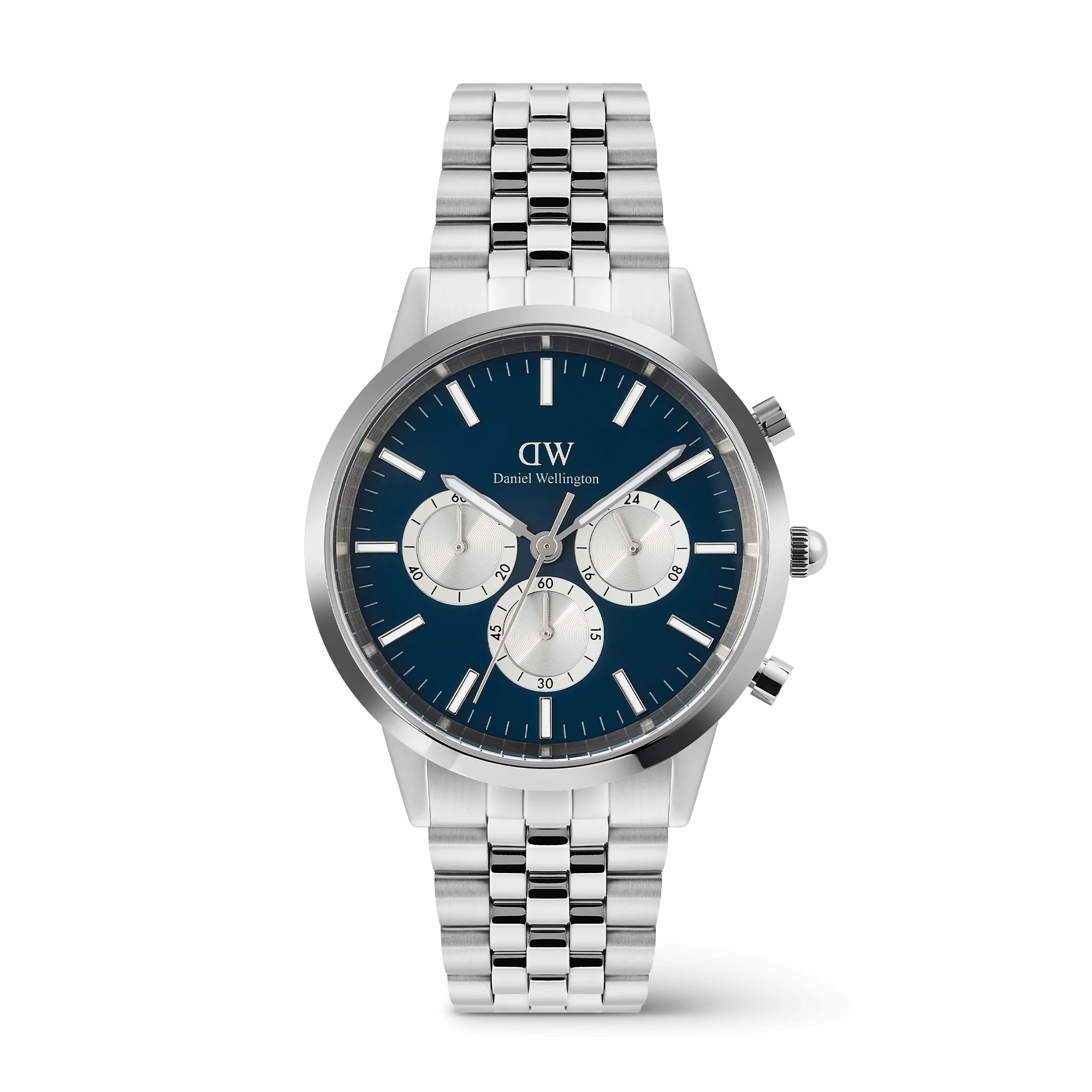 WATCH DW ICONIC CHRONOGRAPH 42 ARCH 5-LINK ARCTIC PANDA S