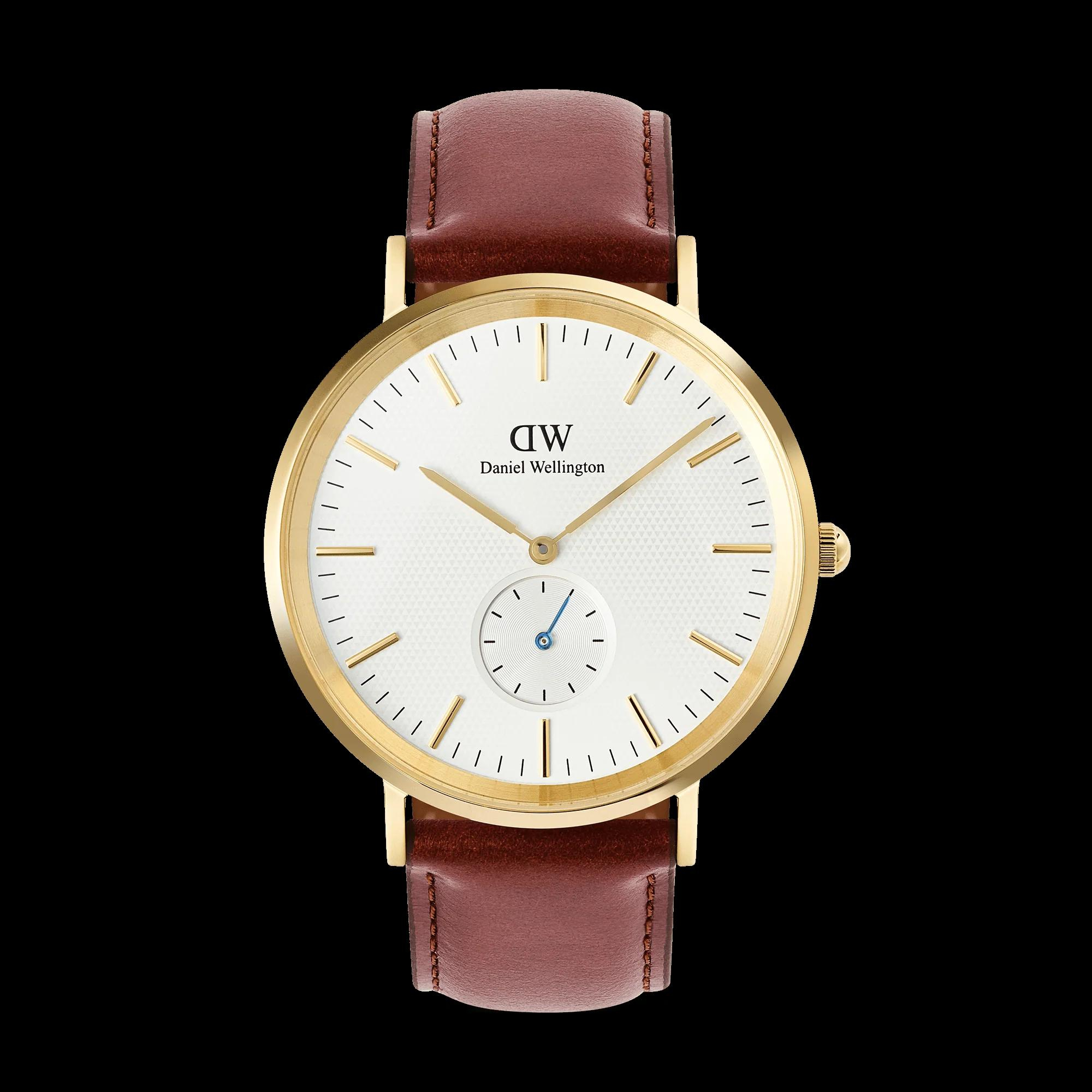 WATCH DW MULTI-EYE AW25 40 ST MAWES OFF-WHITE SUNRAY GOLD