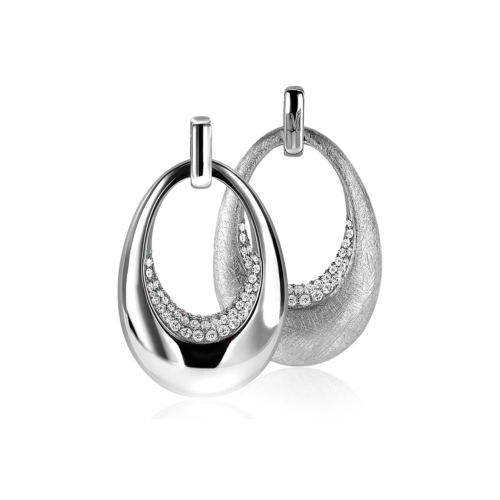 Mart Visser zlv. hanger dubbelzijdig zirc. poli/satine