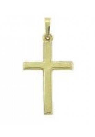 hanger kruis 24,55 x 16mm, goud 18k
