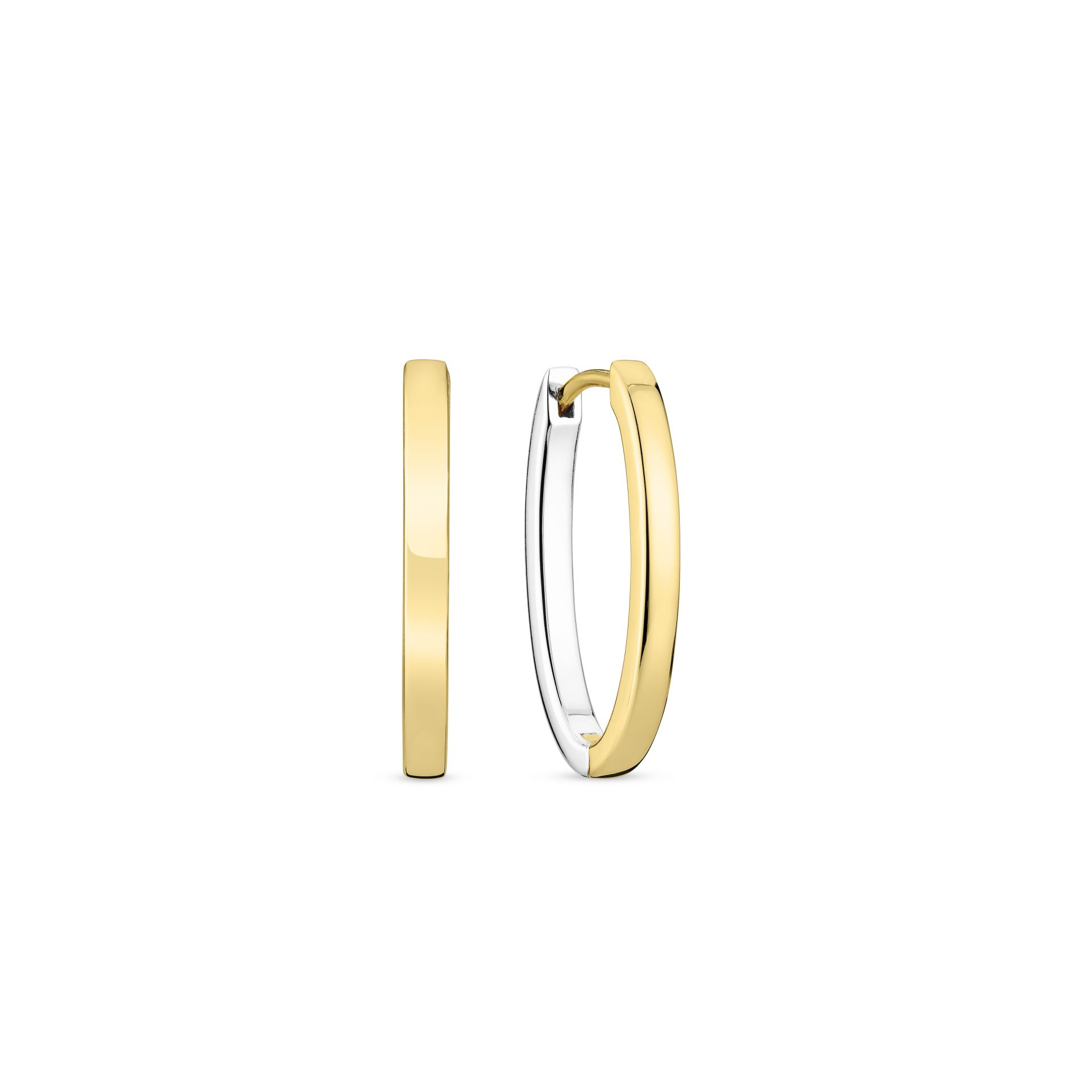 De Ellisse Pianura Piccolo oorringen van Sif Jakobs hebben een slank en elegant design dat moeiteloos klasse uitstraalt. Ze zijn vervaardigd uit 925 sterling zilver en deels verguld met een gouden laag, waardoor het bicolor effect ontstaat: een stijlvol samenspel van zilver en goud. Met een lengte van 23 mm en een breedte van 13,5 mm hebben deze oorringen een subtiel, verfijnd formaat. Dankzij hun tijdloze vorm en luxueuze afwerking zijn ze veelzijdig te combineren met andere sieraden van Sif Jakobs.