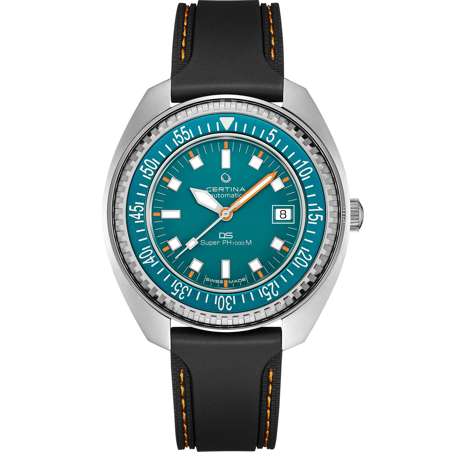 De DS PH1000M van het merk Certina biedt robuustheid en stijl met functies zoals waterbestendigheid tot 1000m, een stevige kast en een opvallende blauwe wijzerplaat. Perfect voor zowel duikavonturen als dagelijks gebruik. Draag deze horloge met casual of sportieve outfits voor een tijdloze look.