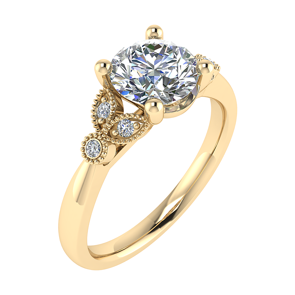 De 14k gouden diamanten ring, modelnummer 10636-14, is een schitterend juweel. Gemaakt van 14-karaats goud en versierd met zeven briljantgeslepen diamanten van in totaal 0,27 karaat, met een zuiverheid van VS2 en een kleur van G. Het is nieuw en glanzend. Draag deze prachtige ring op speciale gelegenheden of als dagelijks luxe accessoire.