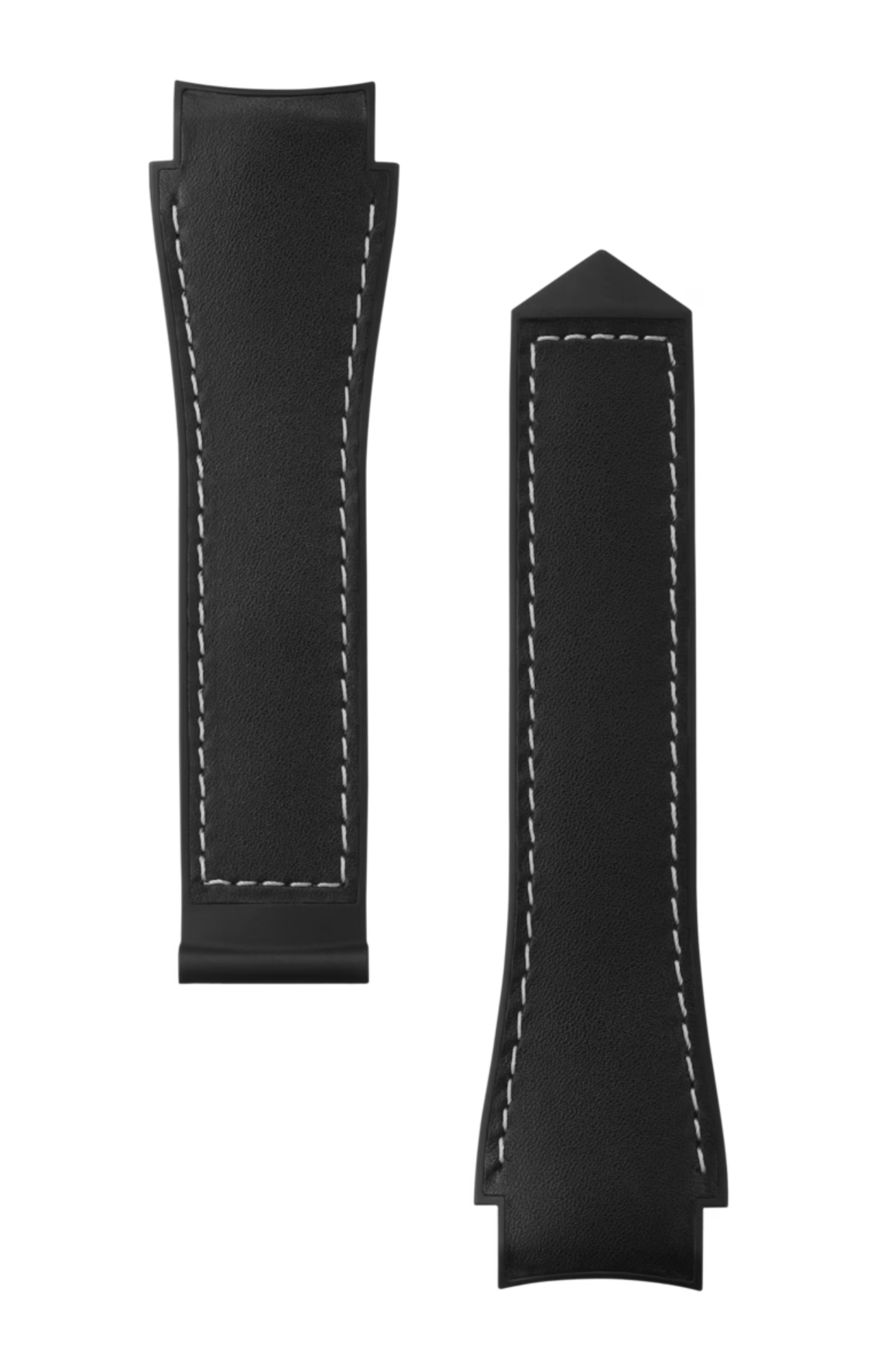 Deze TAG Heuer Connected band past op alle Calibre E5 45mm horloges.

Ervaar het beste van twee werelden met deze bi-materiaal band, die soepel zwart kalfleder en rubber combineert, vervaardigd om perfect te passen op de TAG Heuer Connected 45mm. Dit hybride ontwerp, verfraaid met grijze stiksels, biedt een strakke, op maat gemaakte elegantie met behoud van het comfort en de veerkracht die essentieel zijn voor actief gebruik. 

Let op: De band wordt geleverd zonder gesp en is niet compatibel met eerdere versies van Connected horloges.