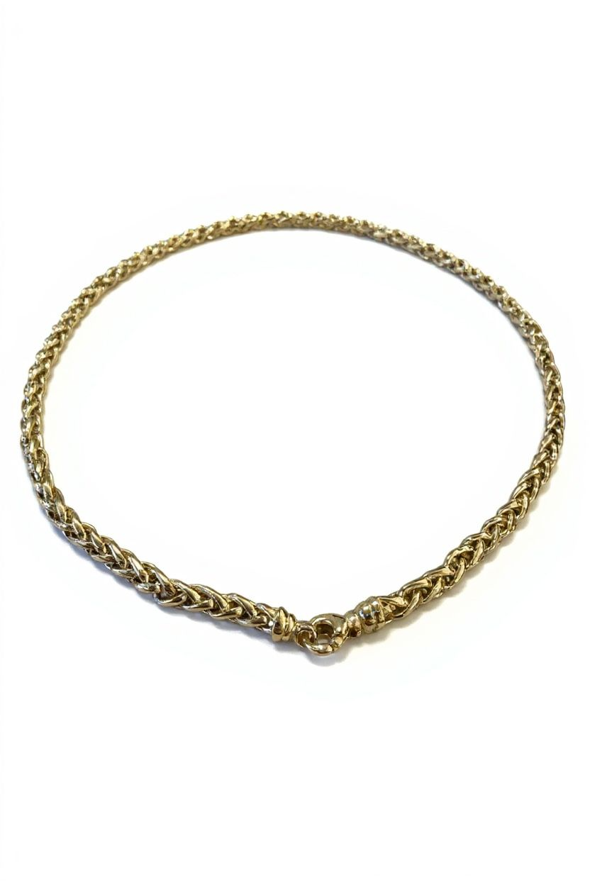 Vossenstaart armband geelgoud