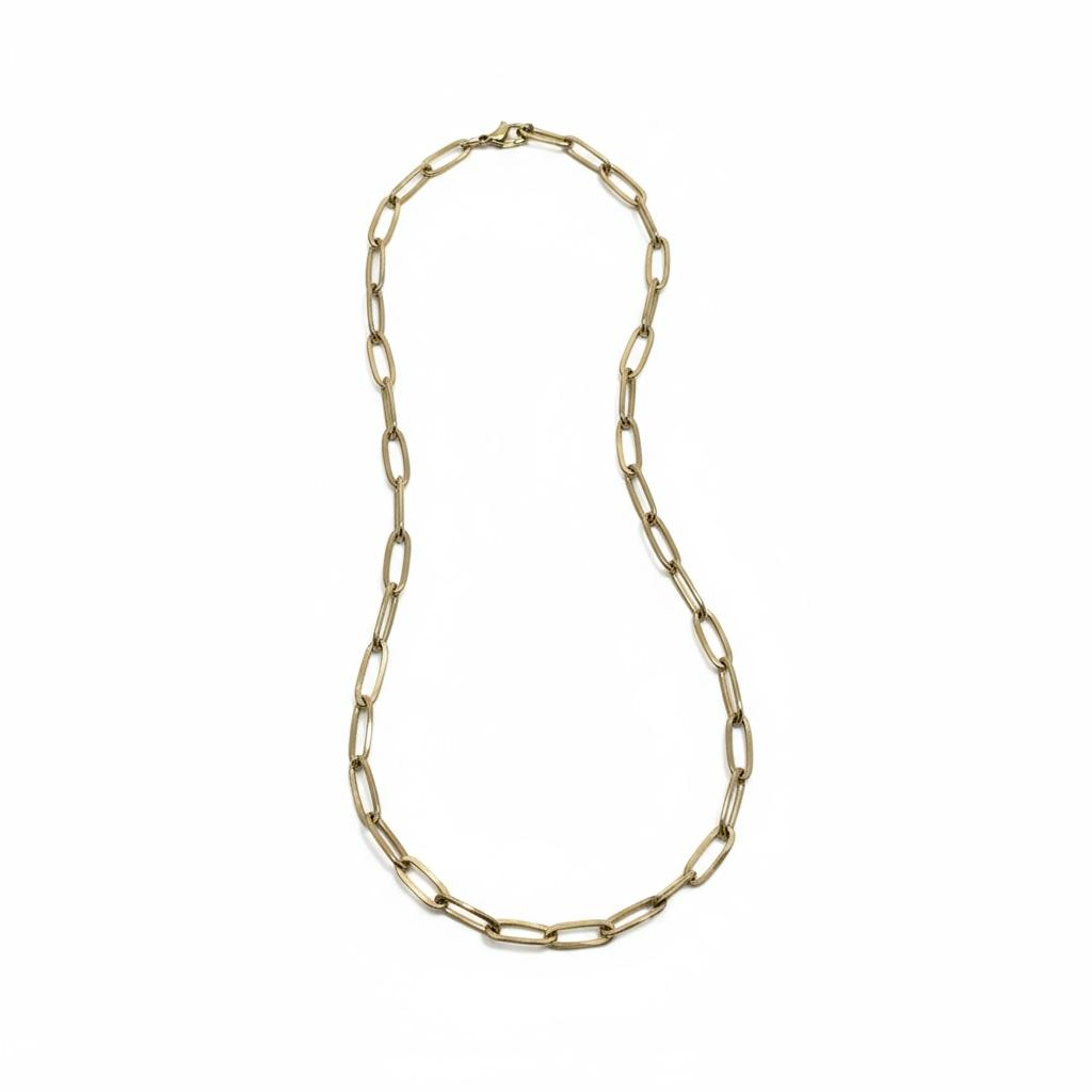 Geelgouden closed forever collier 