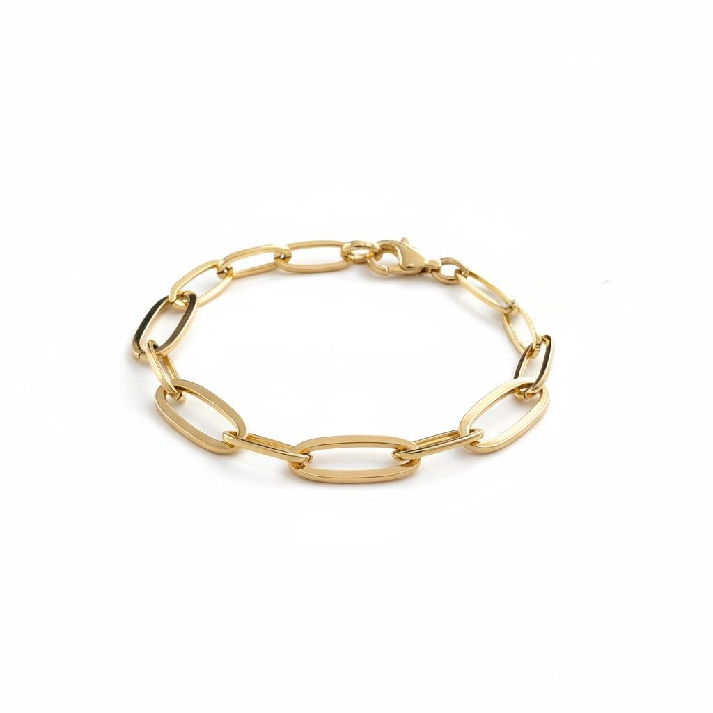 Gouden armband 14krt closed forever