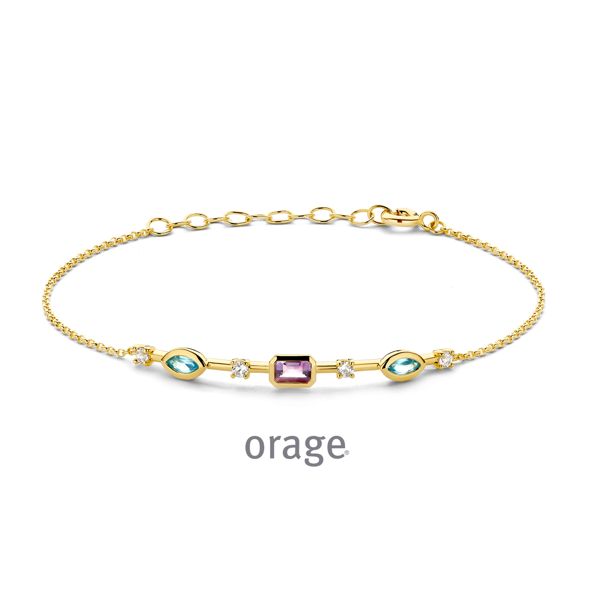 Orage armband verguld geel goud