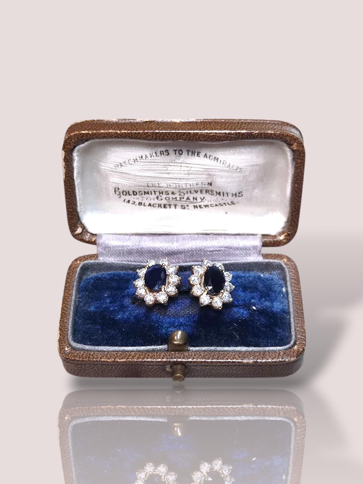 De House of Bruens 14k geelgouden Diana oorstekers, zijn verfijnde juwelen. Deze oorstekers dragen subtiel elegantie bij elke gelegenheid en kunnen het beste worden gecombineerd met dagelijkse of feestelijke outfits voor een stijlvolle uitstraling.

De oorstekers bevatten elk 12 briljant geslepen diamanten met in het midden een prachtige blauwe saffier. Bij deze oorstekers hebben wij een bijpassende hanger en bijpassende ring.