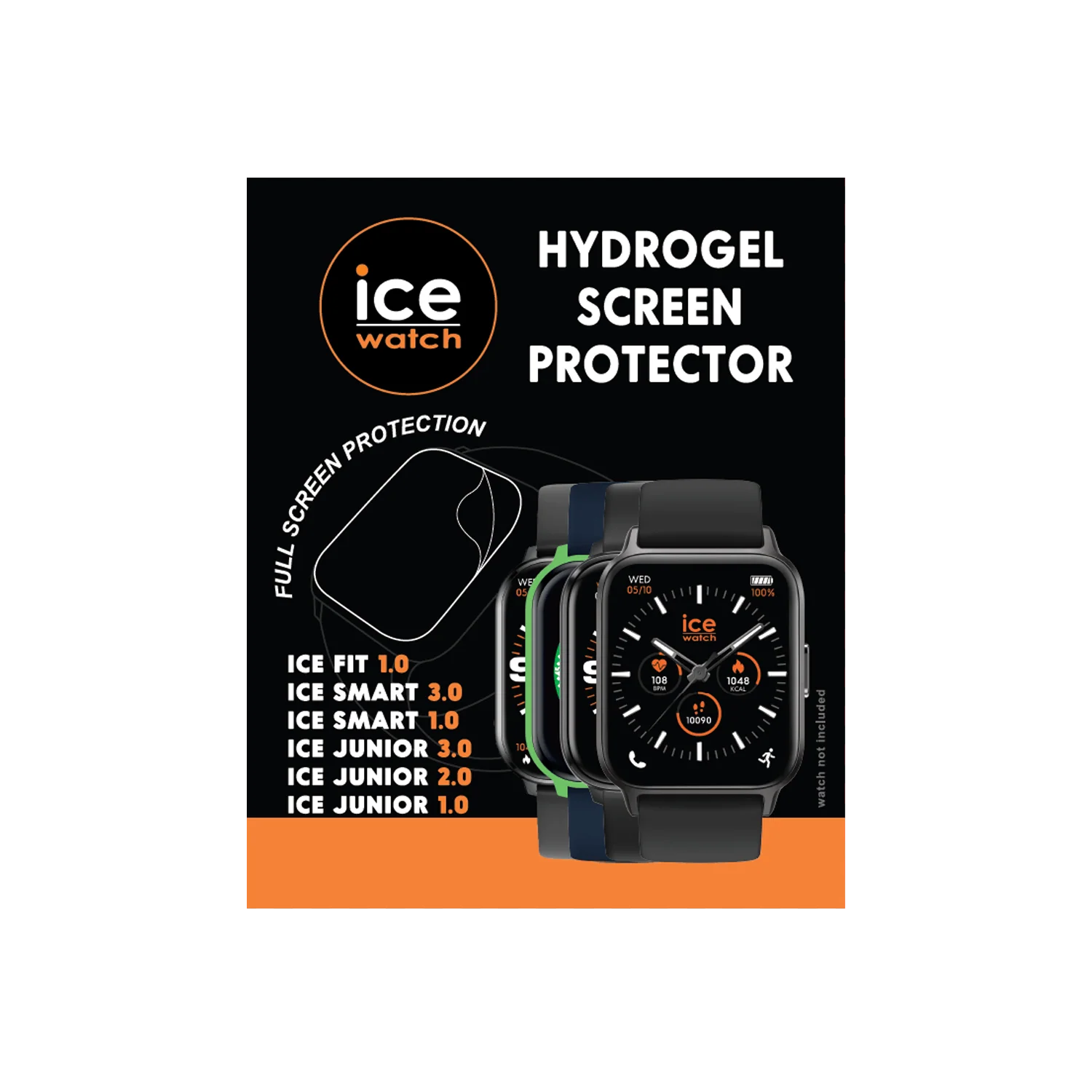 Bescherm het scherm van uw ICE smart 1.0 rectangular 1.78, ICE smart 3.0 rectangular 1.78, ICE fit 1.78, ICE smart junior 1.0, 2.0 en 3.0 Smartwatch met gemak! Met deze beschermfolie bescherm je eenvoudig en snel het scherm van je Smartwatch. Breng deze beschermfolie eenvoudig aan op het scherm van uw smartwatch, zodat deze verder beschermd is.