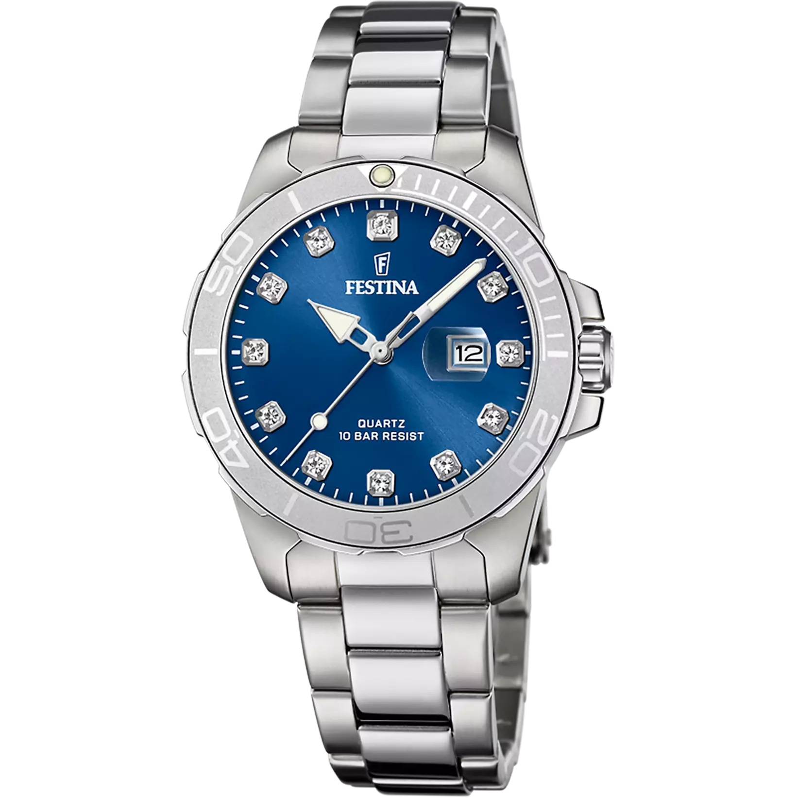 Festina horloge dames blauw boyfriend collection