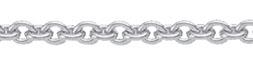 Max Fr&ouml;hlich Ketten Ref.-Nr.: 7850/38 925/- Silber, Rhodiniert L&auml;nge 38cm
