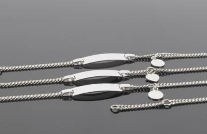 Wilhelm M&uuml;ller Armband Ref.-Nr.: 754312019 925/rh/- Silber L&auml;nge 14 cm