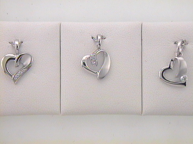 Halsschmuck Ref.-Nr.: 88/160844 925/rh/- Silber, Rhodiniert Zirkonia  Wei&szlig; 