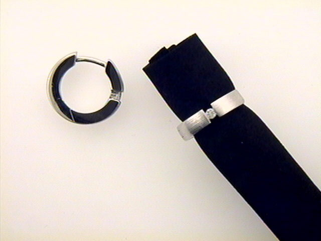 Max Fr&ouml;hlich Ohrschmuck Ref.-Nr.: OS 136990 925/- Silber, Rhodiniert 2 Zirkonia  