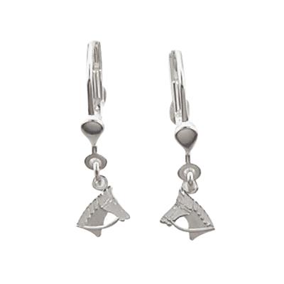 Max Fr&ouml;hlich Ohrschmuck Ref.-Nr.: OS 150247 925/- Silber, wei&szlig;