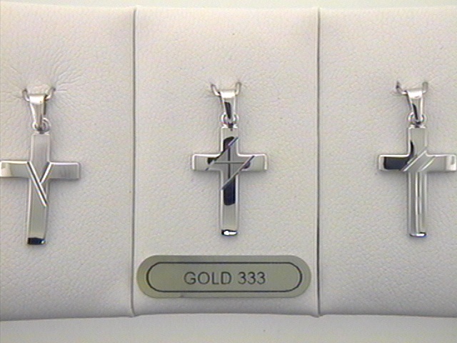 Max Fr&ouml;hlich Halsschmuck Ref.-Nr.: 22/170908 333/- Gold, wei&szlig;