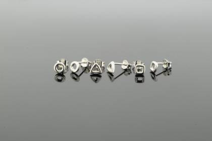 Wilhelm M&uuml;ller Ohrschmuck Ref.-Nr.: 743067019 925/rh/- Silber
