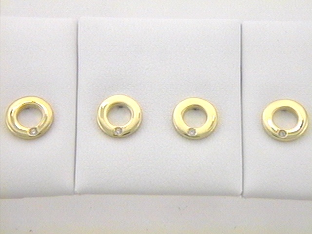 Max Fr&ouml;hlich Ohrschmuck Ref.-Nr.: OS 187964 925/- Silber, gelb Zirkonia  Wei&szlig; 