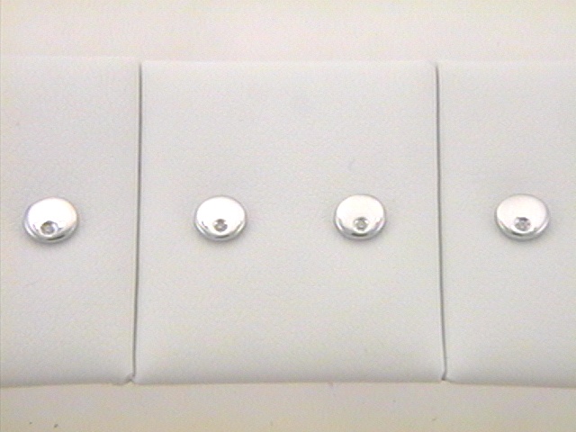 Max Fr&ouml;hlich Ohrschmuck Ref.-Nr.: OS 187966 925/- Silber, Rhodiniert Zirkonia  Wei&szlig; 