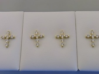 Max Fr&ouml;hlich Ohrschmuck Ref.-Nr.: 516/195822 925/- Silber, gelb  Zirkonia  Wei&szlig; 