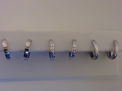 Max Fr&ouml;hlich Ohrschmuck Ref.-Nr.: 666/198069 925/- Silber, Rhodiniert 