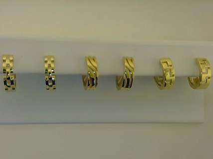 Max Fr&ouml;hlich Ohrschmuck Ref.-Nr.: 666/198067 925/- Silber, gelb 