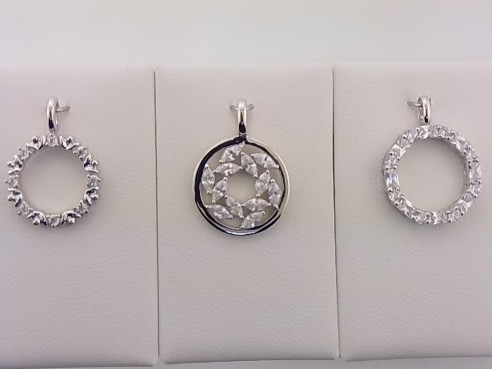Max Fr&ouml;hlich Halsschmuck Ref.-Nr.: 507/196483 925/- Silber, Rhodiniert  Zirkonia  Wei&szlig; 