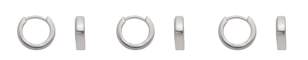 Max Fr&ouml;hlich Ohrschmuck Ref.-Nr.: OS 150161 925/- Silber, Rhodiniert 