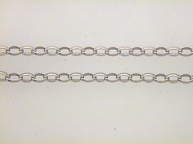 Max Fr&ouml;hlich Ketten Ref.-Nr.: F132314/80 925/rh/- Silber, Rhodiniert L&auml;nge 80cm Individual-Nr. 13231433
