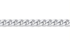 Max Fr&ouml;hlich Ketten Ref.-Nr.: 7060/42 925/rh/- Silber, Rhodiniert L&auml;nge 42cm
