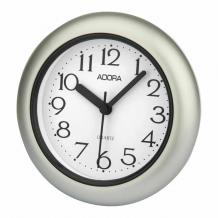 Adora Basis Wanduhr Ziffernblatt: Weiss Arabisch  Ref.-Nr.: 3-107906-001 Ind.-Nr: FX-019silvermatt