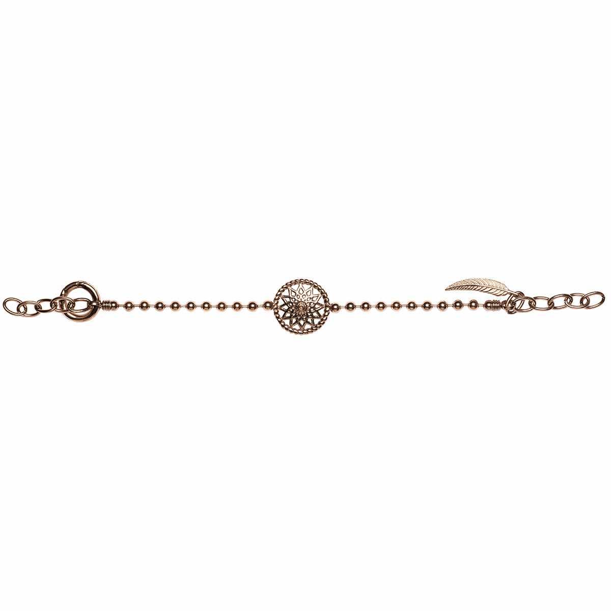 Traumf&auml;nger Armband Ref.-Nr.: TFB01RO  Vergoldet/- Edelstahl, Ros&eacute; L&auml;nge max.27,5cm 