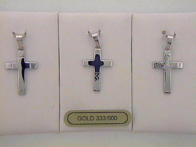 Max Fr&ouml;hlich Halsschmuck Ref.-Nr.: 22/157896 333/- Gold, wei&szlig;
