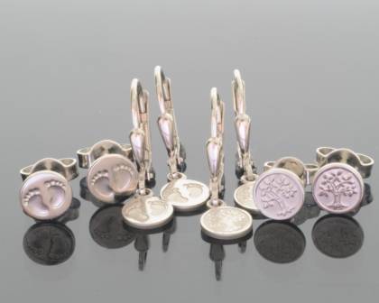 Ohrschmuck Ref.-Nr.: 742355019 925/rh/- Silber, Rhodiniert