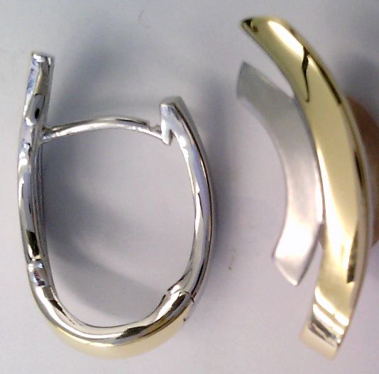 Ohrschmuck Ref.-Nr.: 5-210644-001 925/GP/- Silber, bicolor Individual-Nr. S-00663O