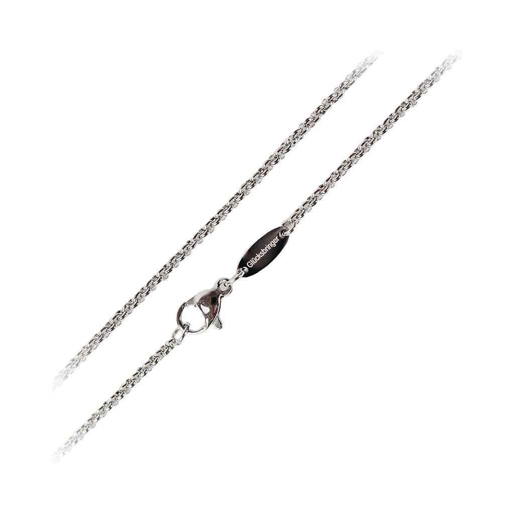 Gl&uuml;cksbringer Ketten Ref.-Nr.: GBN02SS70 EST/- Edelstahl, Silber L&auml;nge 70cm