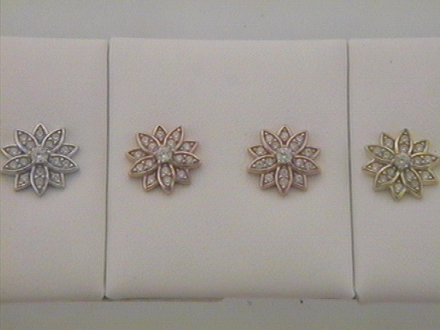 Max Fr&ouml;hlich Ohrschmuck Ref.-Nr.: 507/190268 925/- Silber Zirkonia  Wei&szlig; 