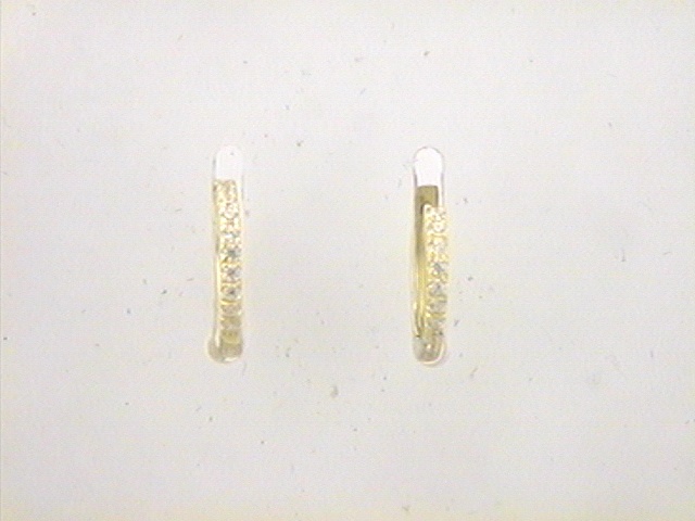 Max Fr&ouml;hlich Ohrschmuck Ref.-Nr.: OS 187945 925/- Silber, gelb  Zirkonia  Wei&szlig; 