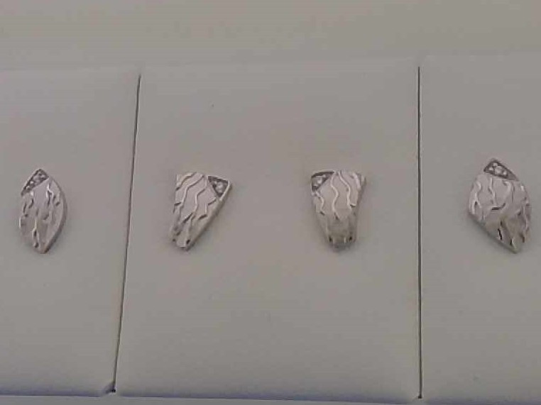 Max Fr&ouml;hlich Ohrschmuck Ref.-Nr.: 88/193882 925/- Silber, Rhodiniert 