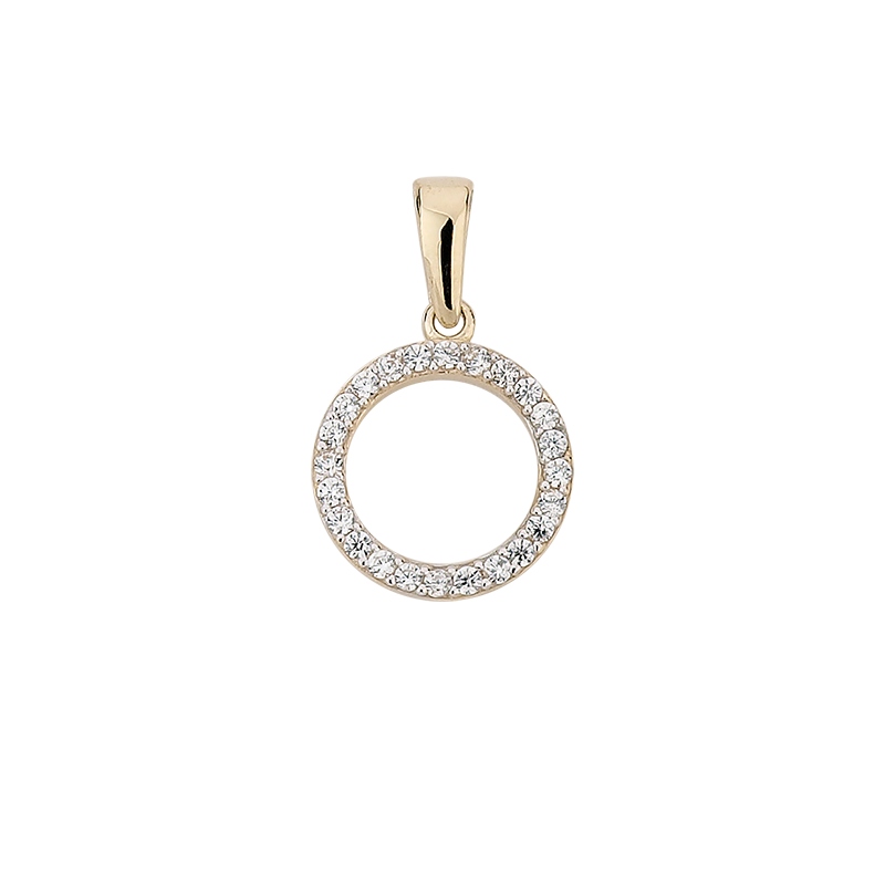 Engelkemper Halsschmuck Ref.-Nr.: 6-212440-001 585/- Gold, gelb Zirkonia  Wei&szlig; 