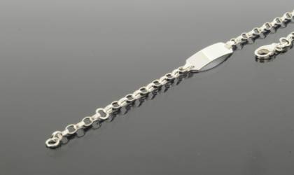 Wilhelm M&uuml;ller Armband Ref.-Nr.: 754267019 925/- Silber  L&auml;nge 14 cm