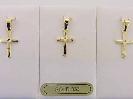 Max Fr&ouml;hlich Halsschmuck Ref.-Nr.: 22/196544 333/- Gold, gelb Zirkonia  Wei&szlig; 