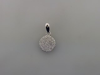 Max Fr&ouml;hlich Halsschmuck Ref.-Nr.: AN 195759 925/- Silber, Rhodiniert  Zirkonia  Wei&szlig; 