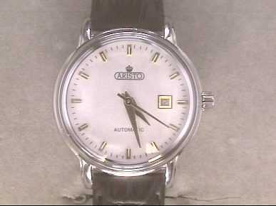 Damenuhren EST/- Stahl Leder Automatik 50 Meter Ref.-Nr.: 4D70 