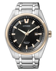 Citizen Herrenuhren Titan Metall Solar 100 Meter Ref.-Nr.: AW1244-56E 