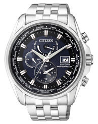 Citizen Herrenuhren Ziffernblatt: Blau Index  Stahl Metall Funksolar 100 Meter Ref.-Nr.: AT9030-55L Ind.-Nr: H820-S092035