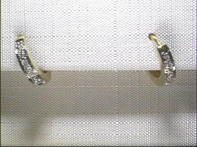 Kopf.-und Ohrschmuck Ref.-Nr.: 06-04643-0 585/- Gold 12 Diamant Wesselton kleine Einschl&uuml;sse Brillantschliff 0.09ct. 